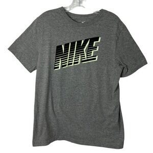 The Nike Tee T-Shirt Men's M‎ Gray Short Sleeve